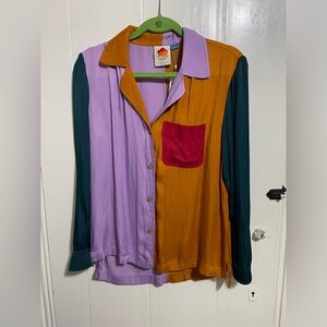 Anthropologie x Farm collab shirt